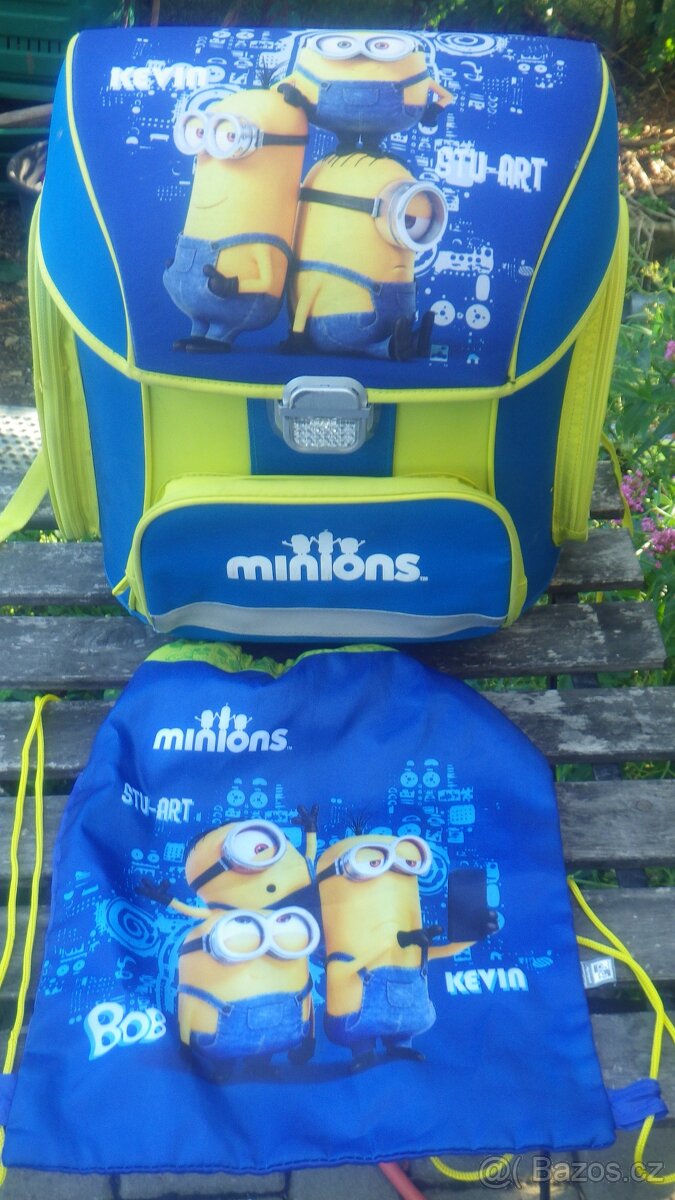 Školní aktovka taška batoh Mimoni od Karton P+P