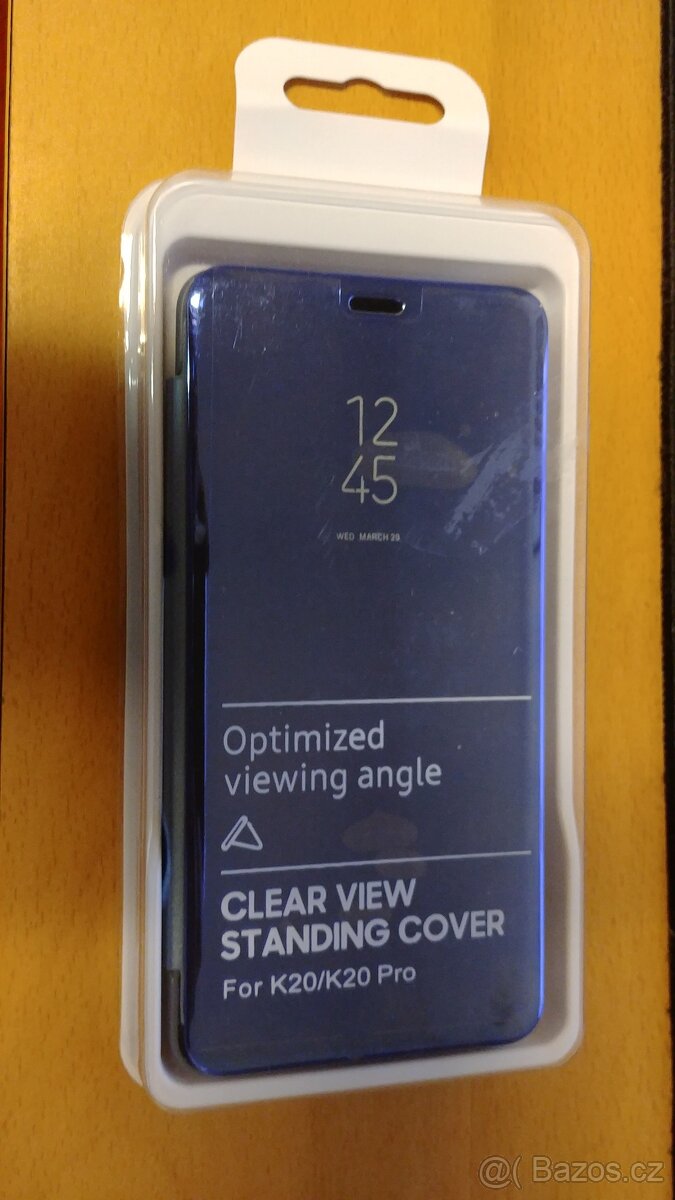Pouzdro Clear View pro Xiaomi K20/K20 Pro modré
