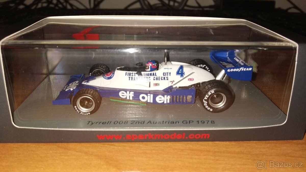 Tyrrell 008 #4 Patrick Depailler 1978 Austrian GP Spark 1:43