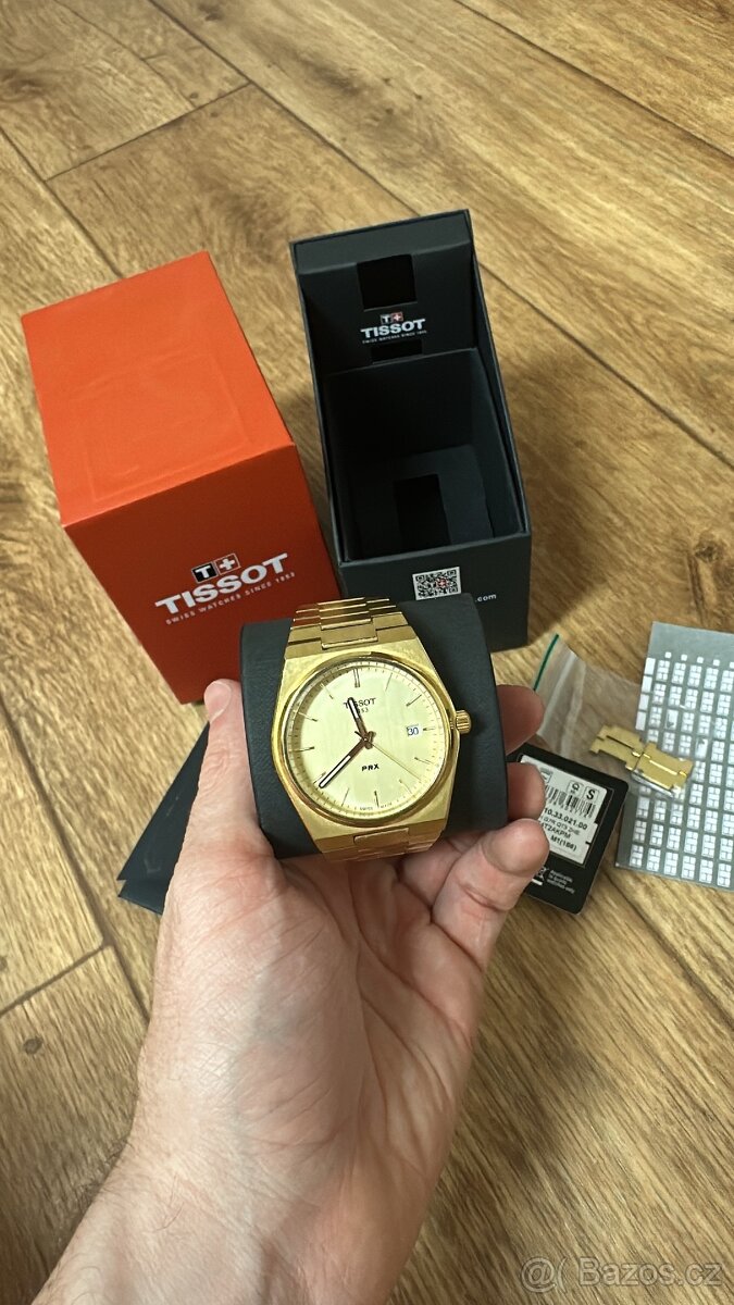 Tissot PRX 40mm zlaté