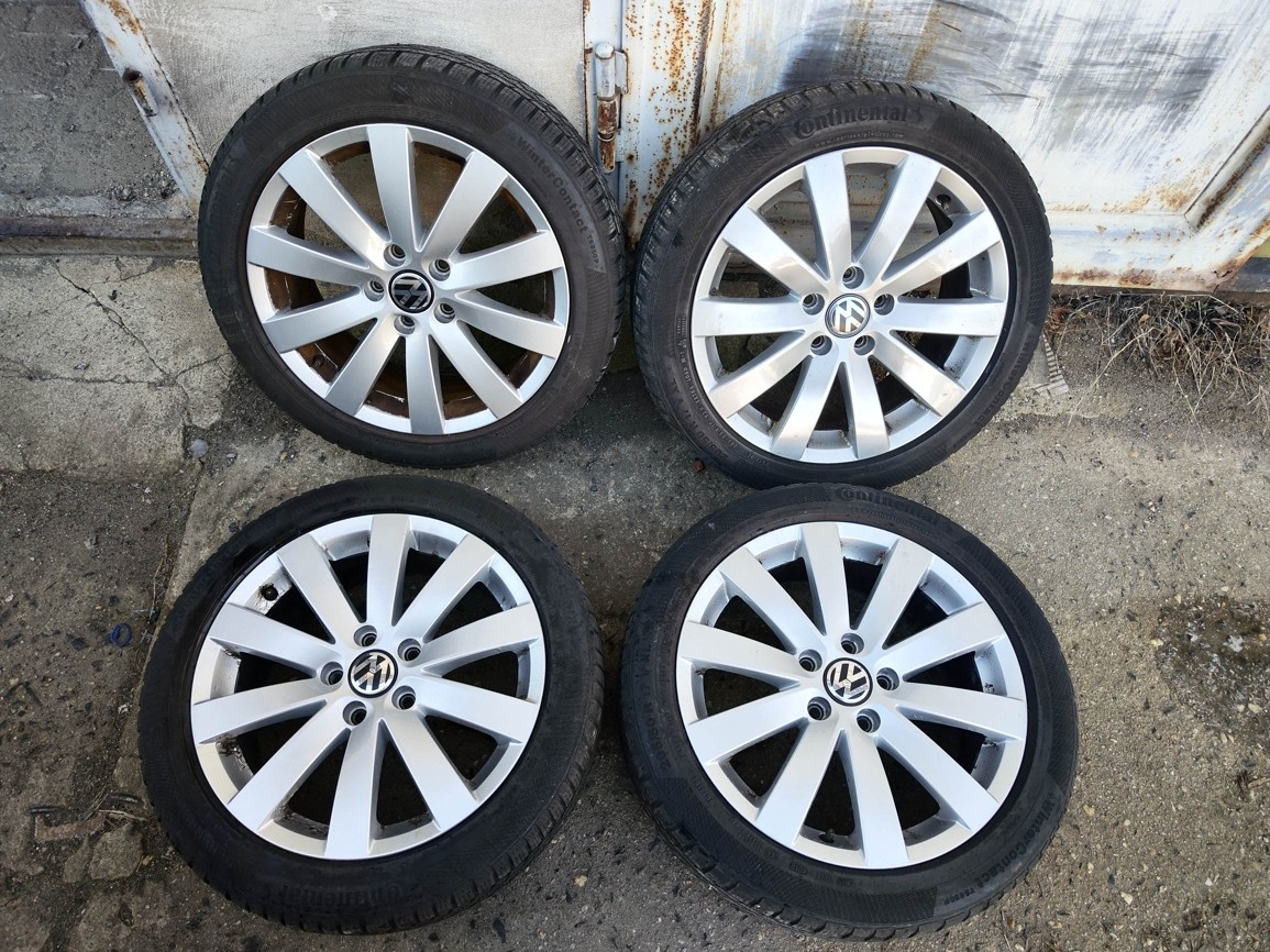 17"zimní alu sada Oslo 5x112 origo Passat B6 Touran Caddy