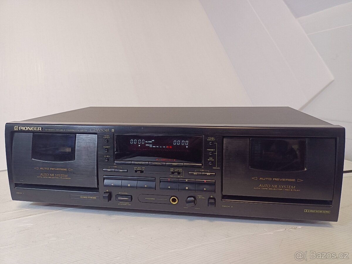 PIONEER stereo deck CT-W504R