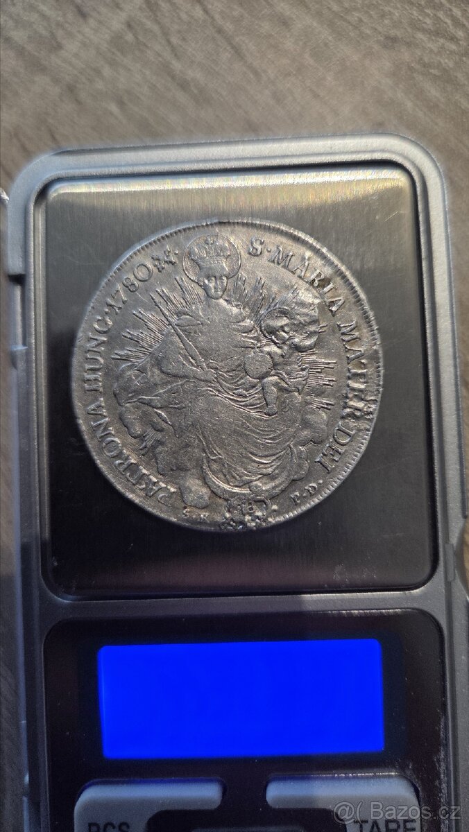 Stříbrný TOLAR 1780 B Josef II