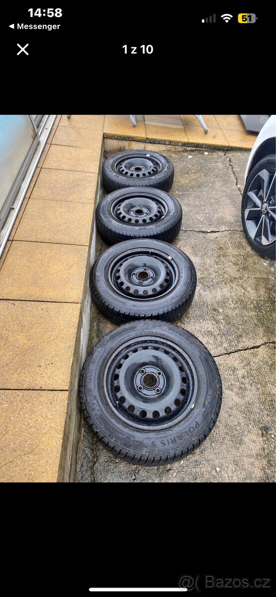 Disky 4x100 r14 + pneu 165/70