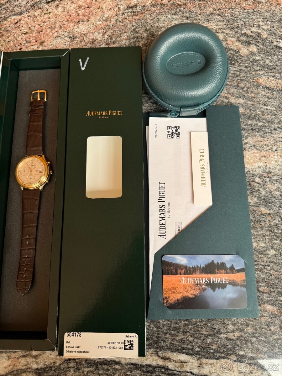 Audemars Piguet Huitième, 18K Gold, Servis AP, Záruka 2 Roky