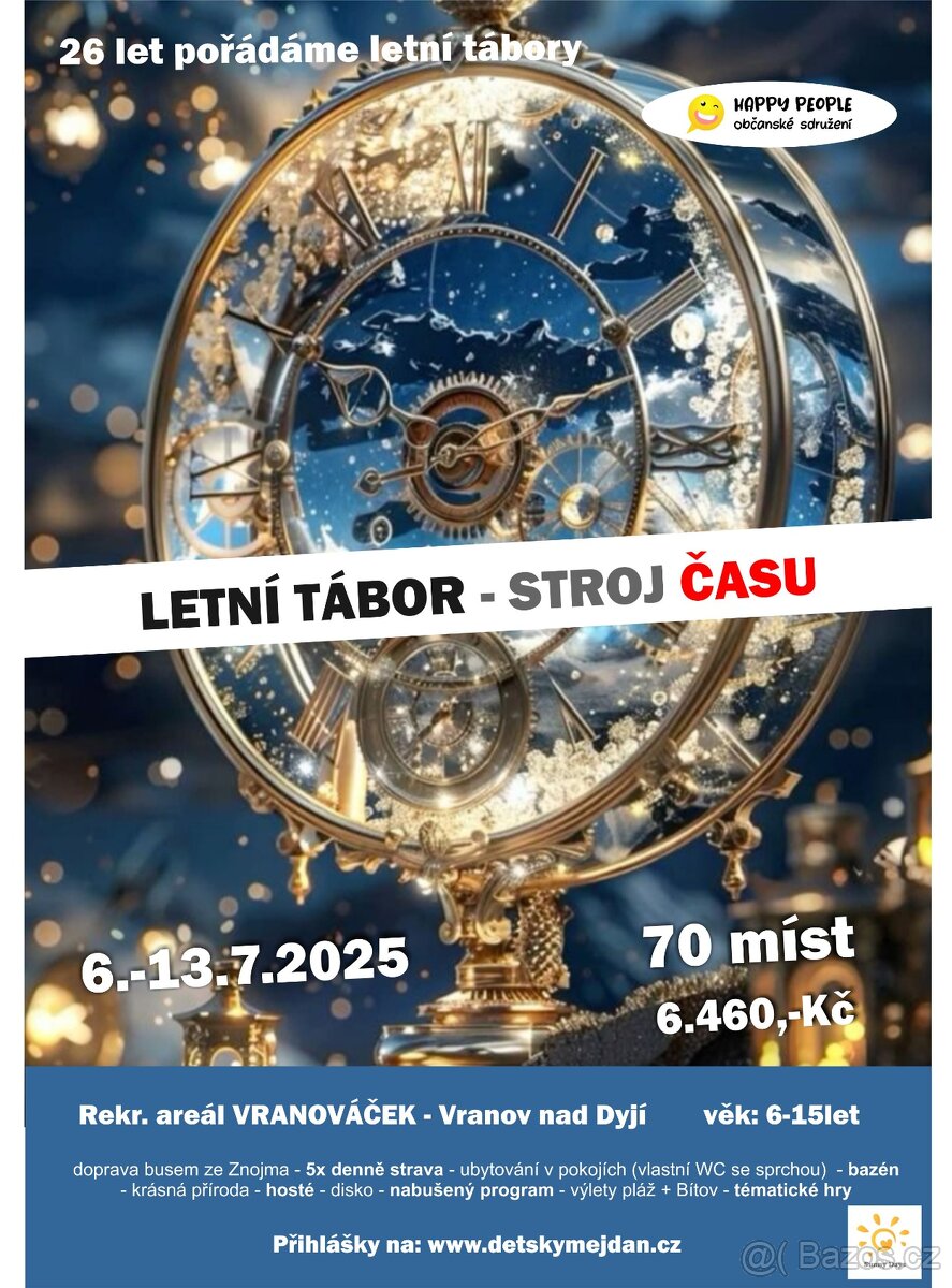 Letní dětský tábor Vranov nad Dyjí