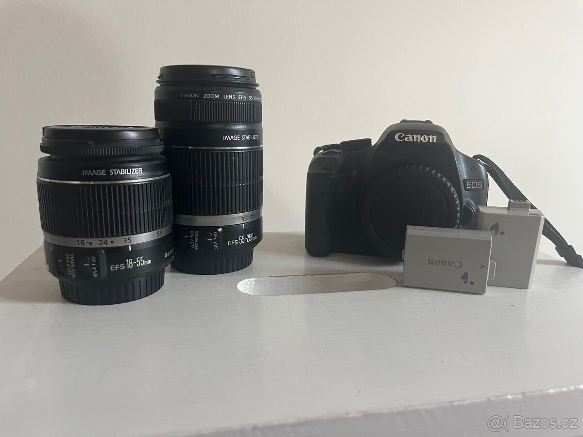 Canon EOS 500D + 18-55mm, 55-250mm