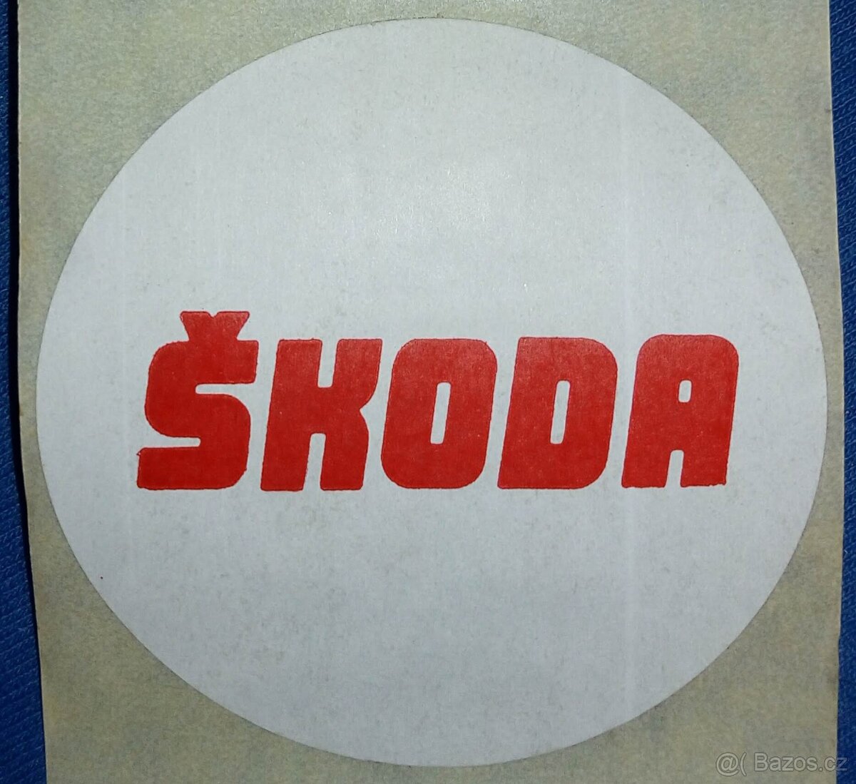 Škoda 105 120 samolepky pro zaslepeni otvorů. Originál