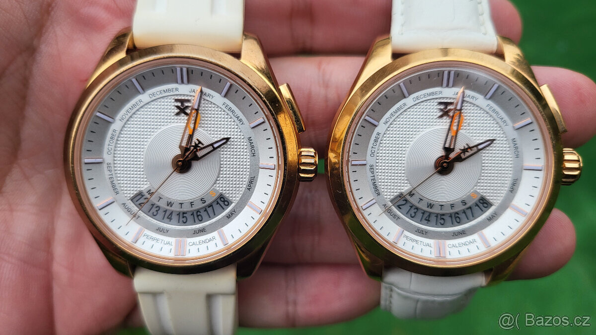 Hodinky TIMEX model T3C505 White and Gold color