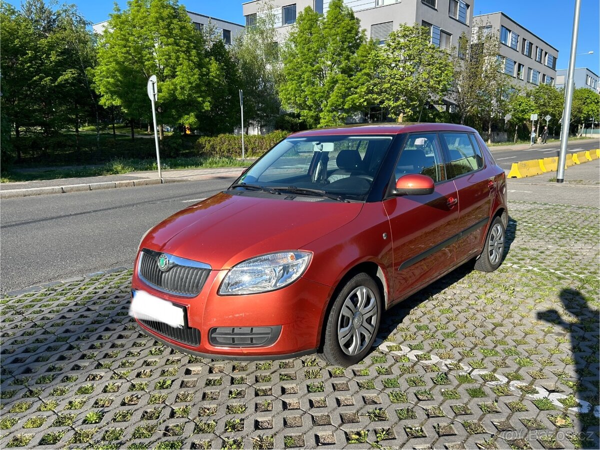 Škoda Fabia, 1.2HPI, 51kW, klimatizace, tempomat