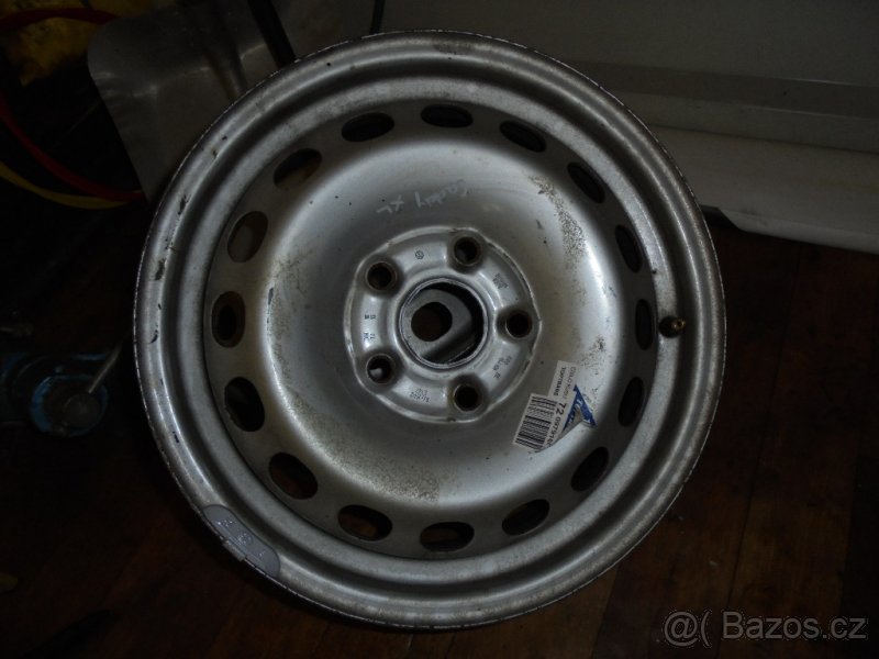 Plechové zátěžové VW Caddy 5x112 R15 ET47