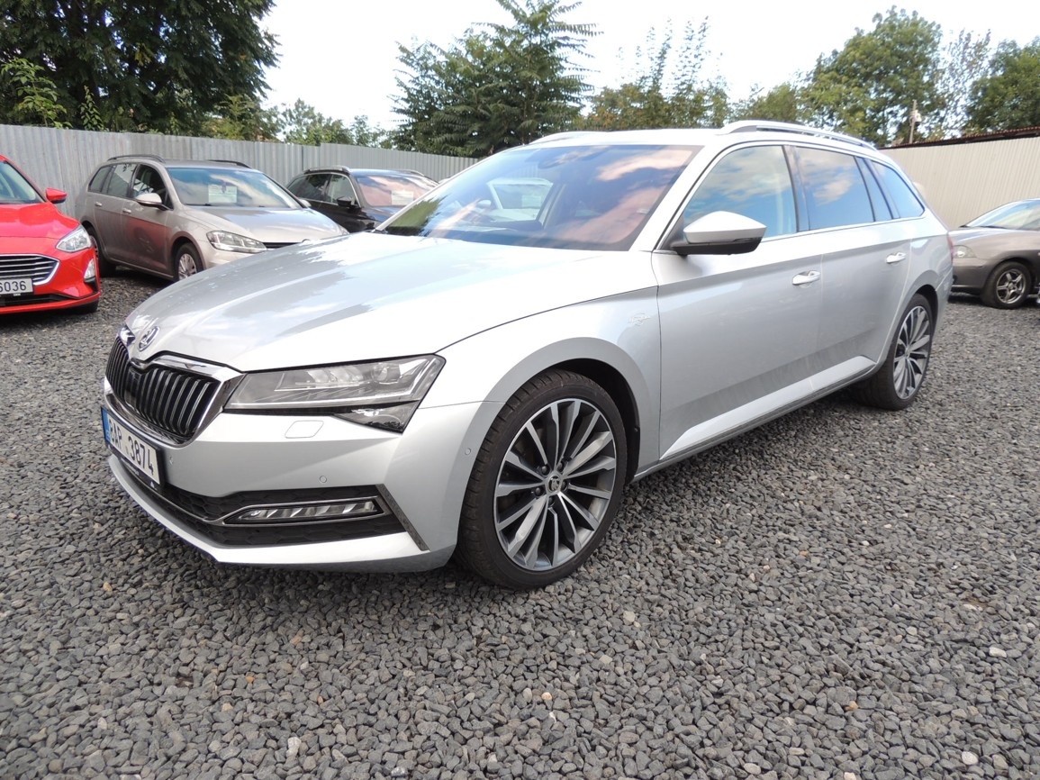 Škoda Superb Combi 2.0TDi,DSG,147kw,L&K,2021,ČR,webasto,-21%