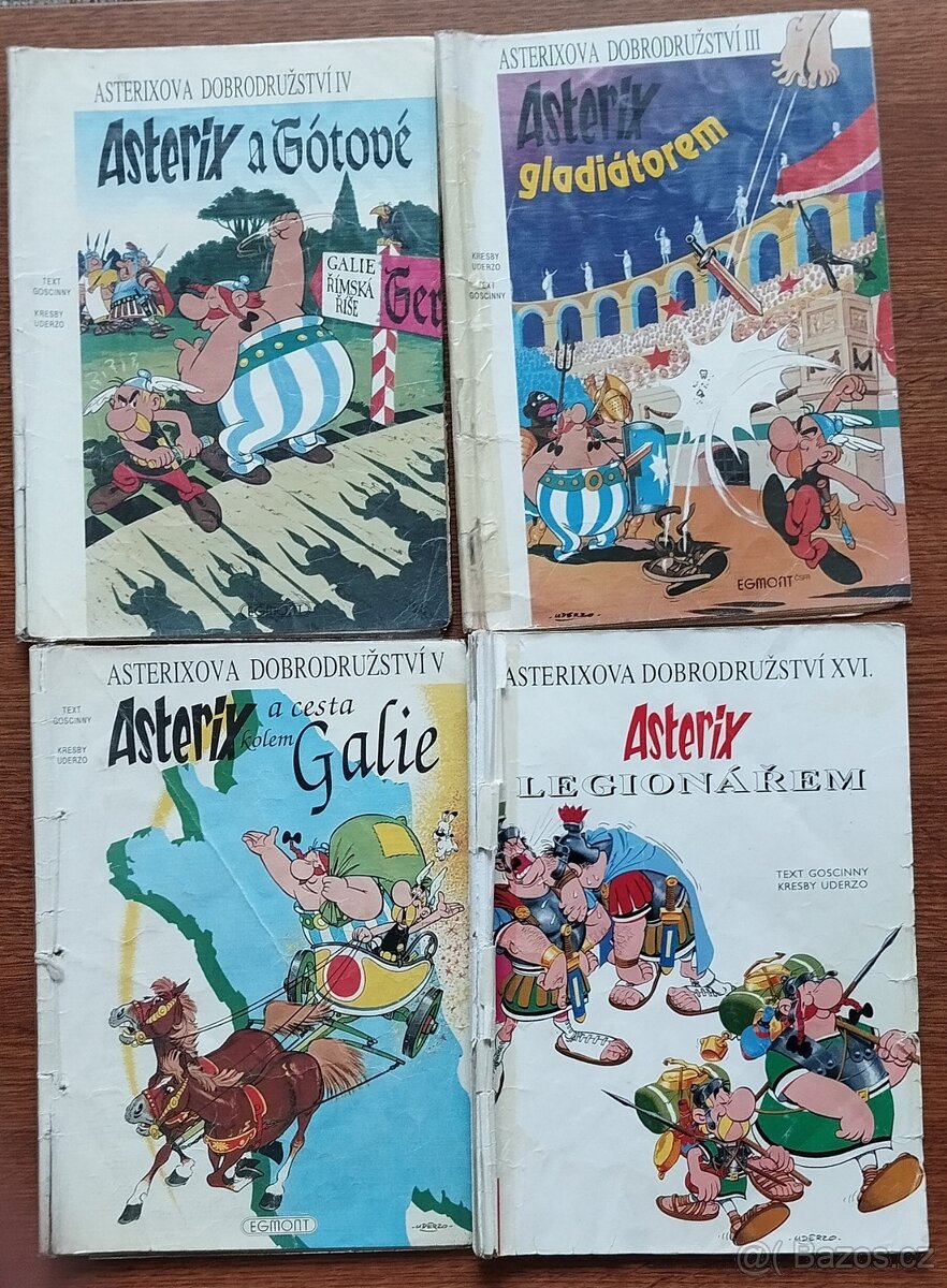 Prodám časopisy Asterix, komiksy