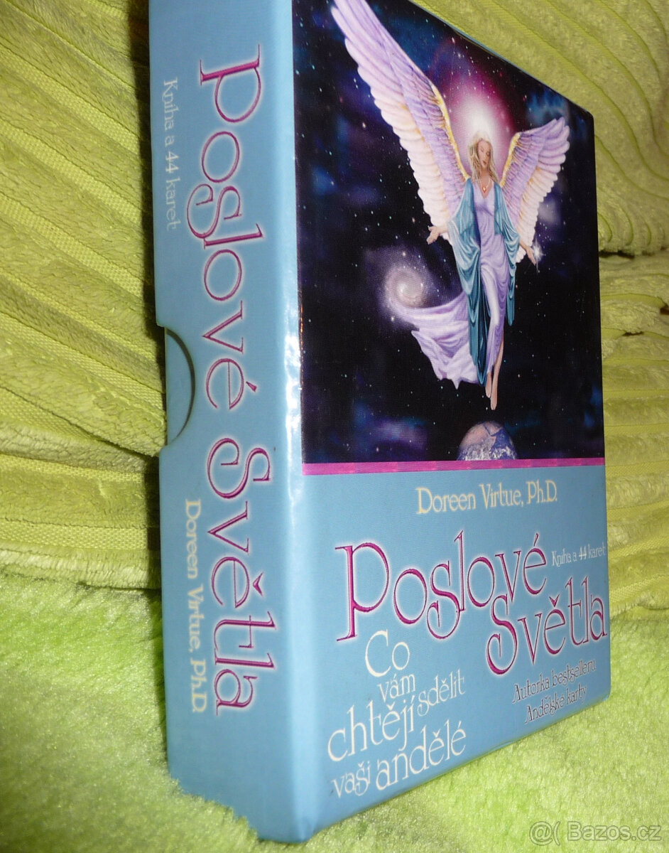 Vykládací karty Poslové světla Doreen Virtue Ph.D +kniha