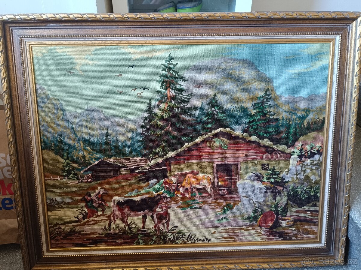 Gobelínové obrazy 9 ks.