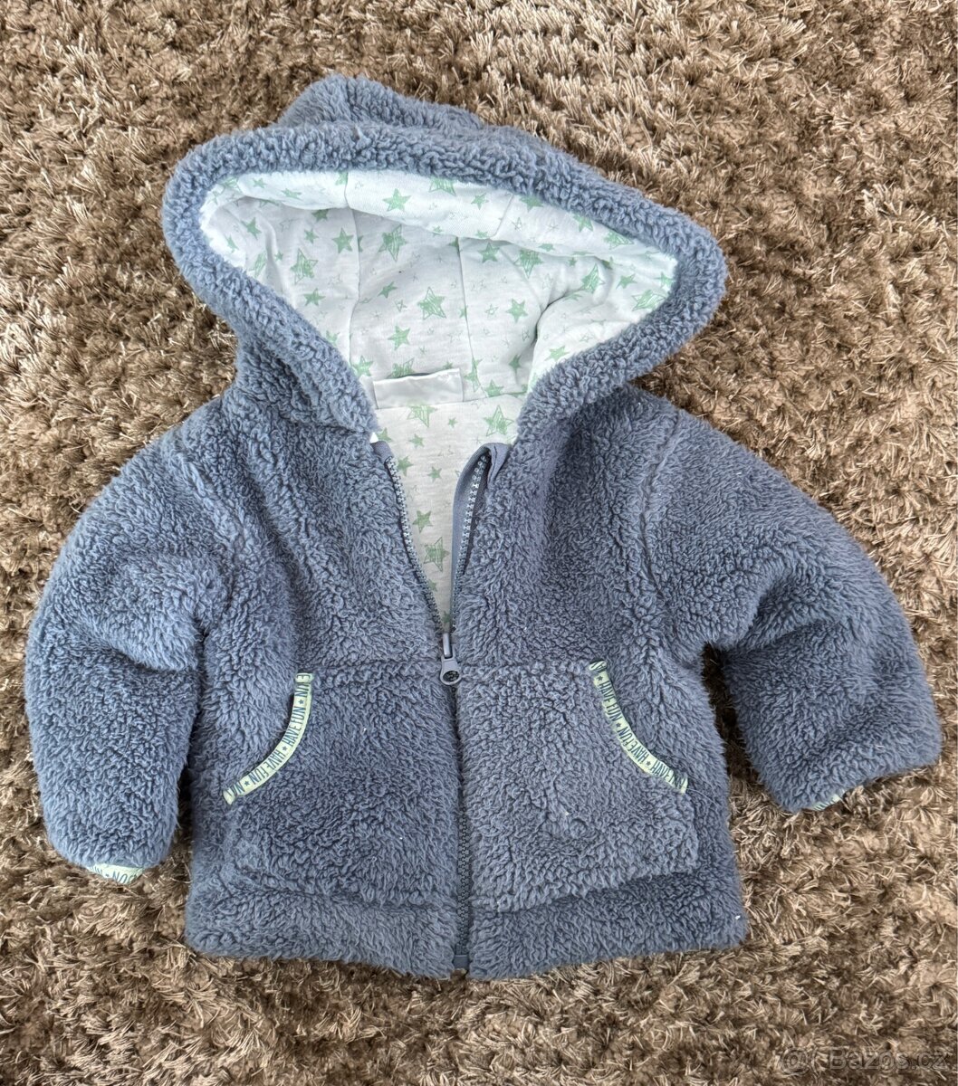 Zimní bunda vel. 62 ( 0-3 měsíce )