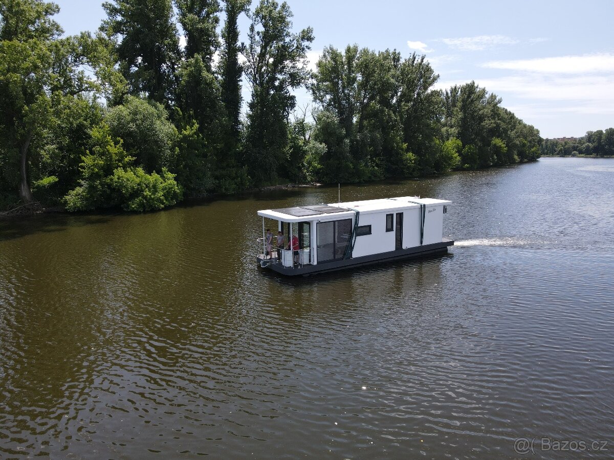 ECO hausbóty 10m, 12m/houseboats, nové