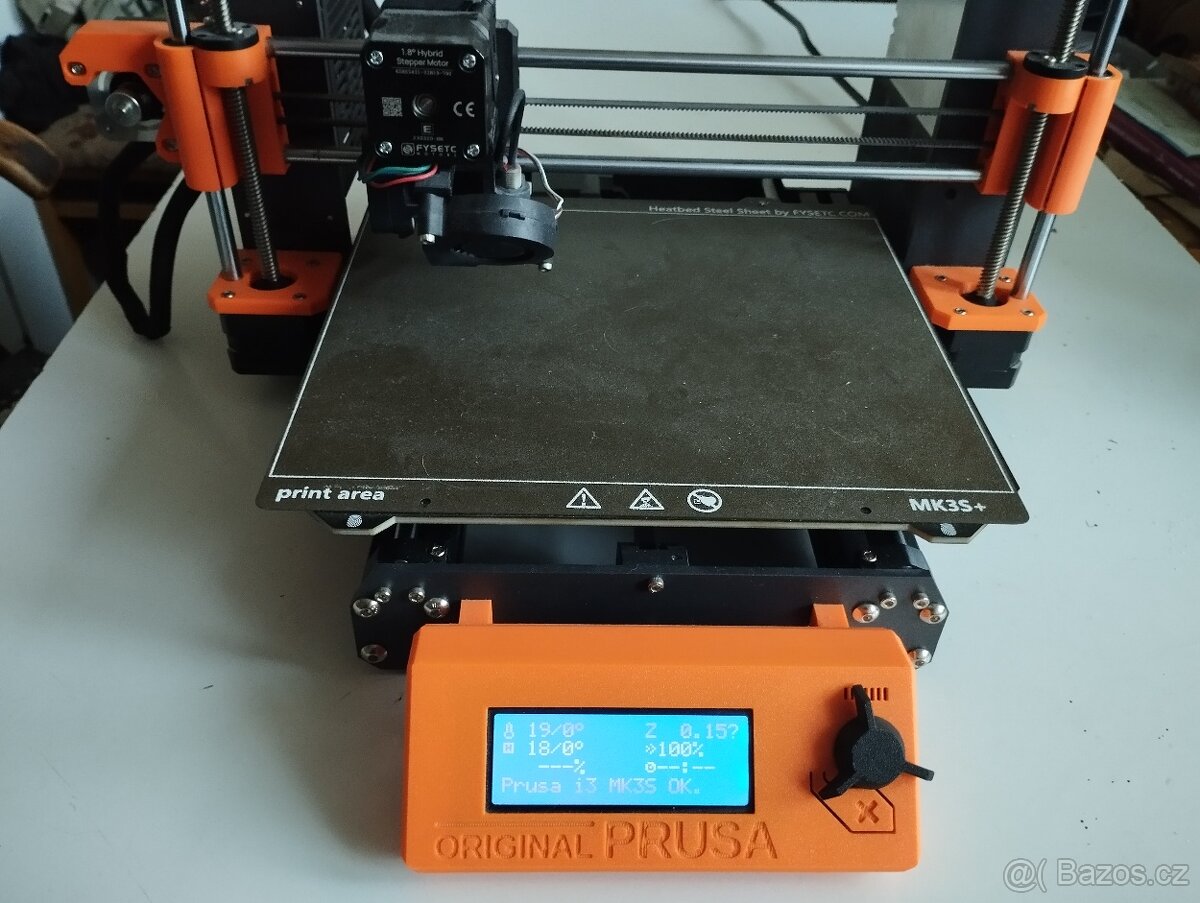 3DTiskarna Mk3S+ Průša Fysetc