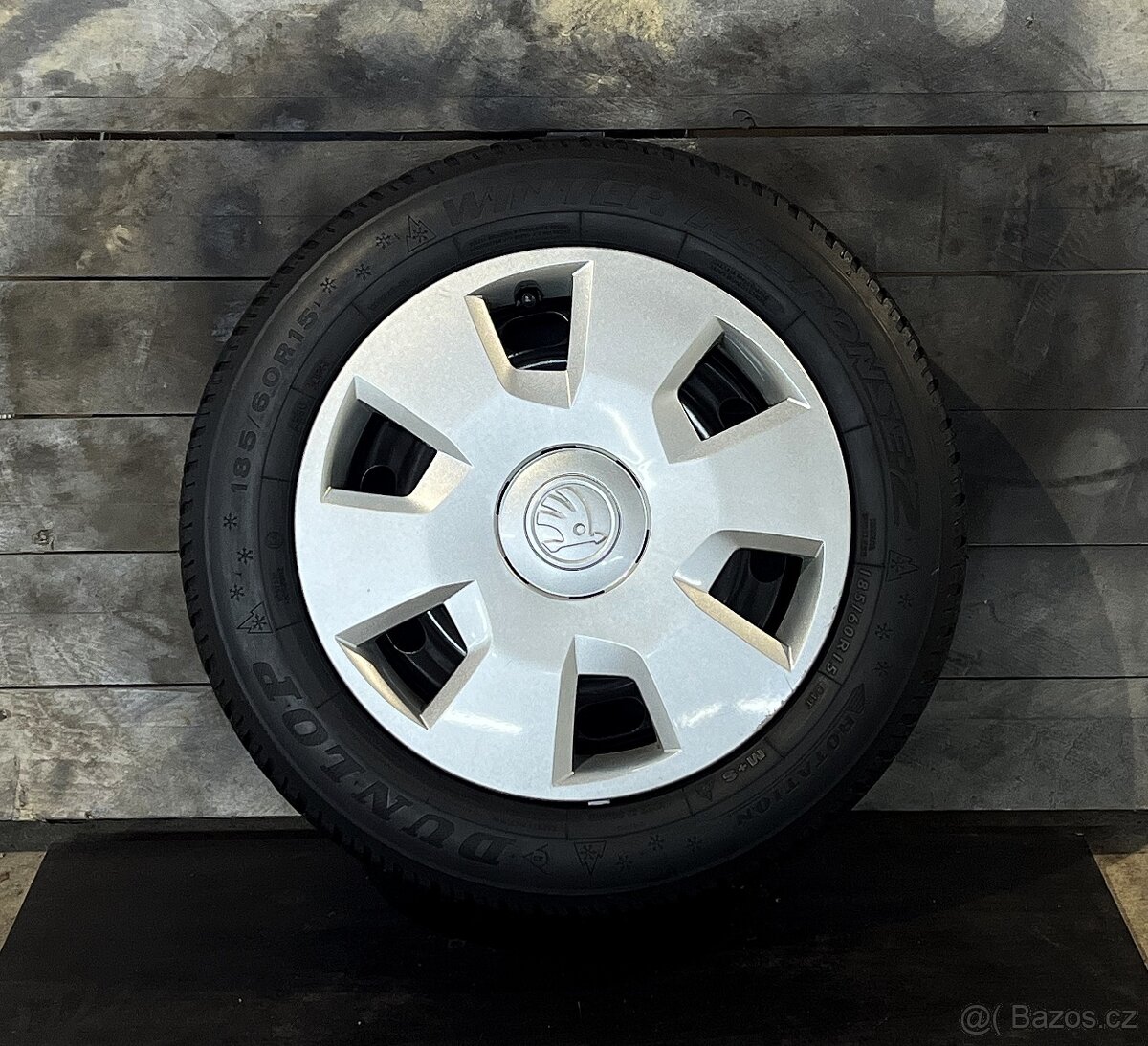 Zimní sada kol 5x100 R15, Dunlop 185/60 R15 84T, DOT4019