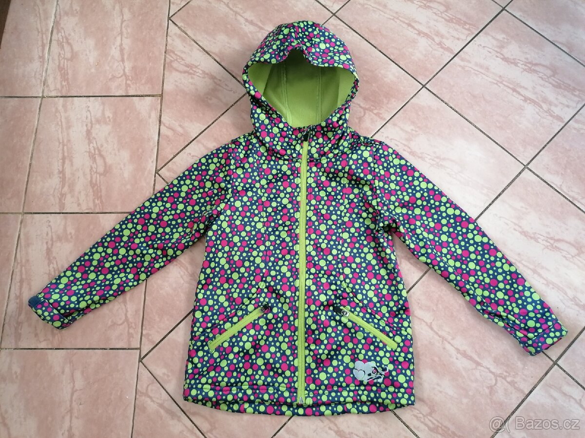 Dívčí, softshellová bunda vel. 122-128 zn. Crivit