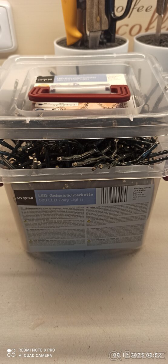 Svítící řetězy 3 ks teplá bílá