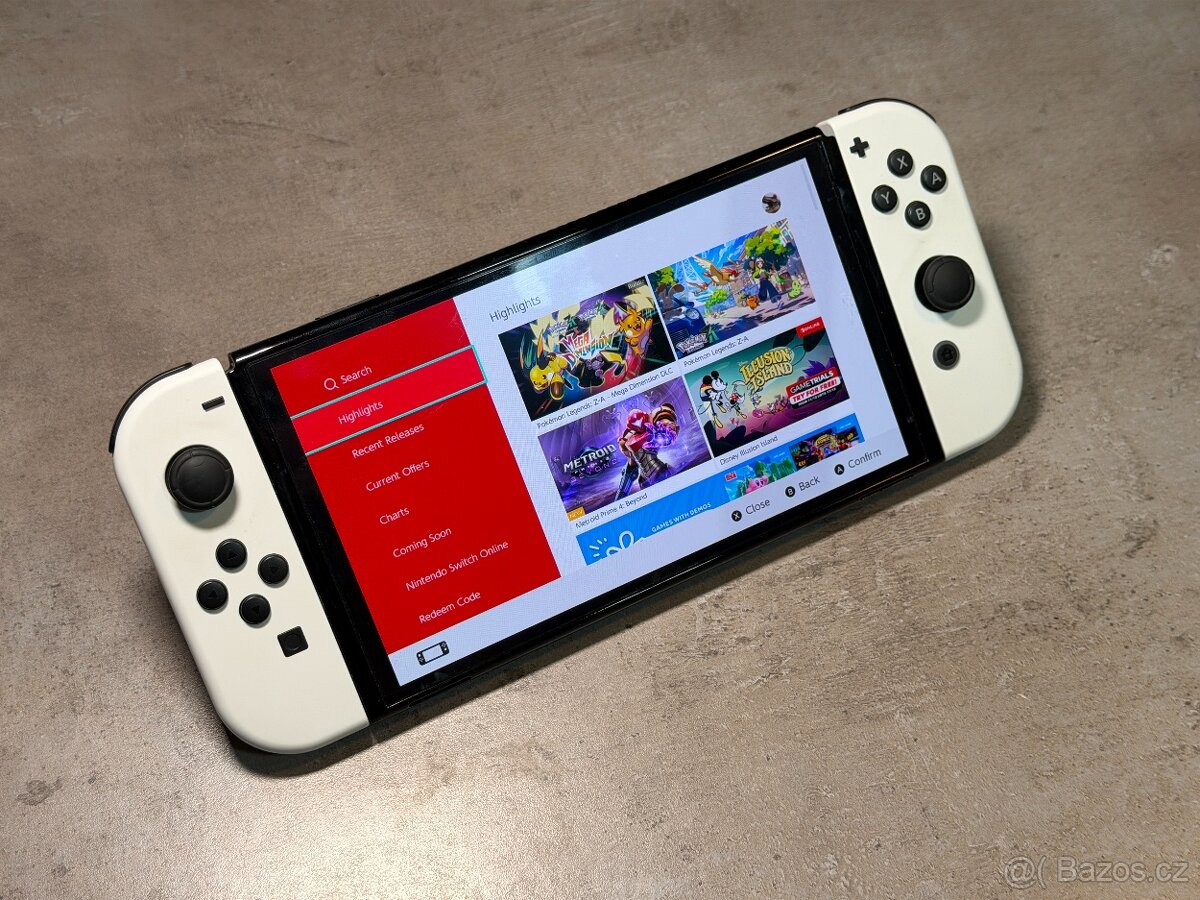 Nintendo Switch OLED 7" bílá barva