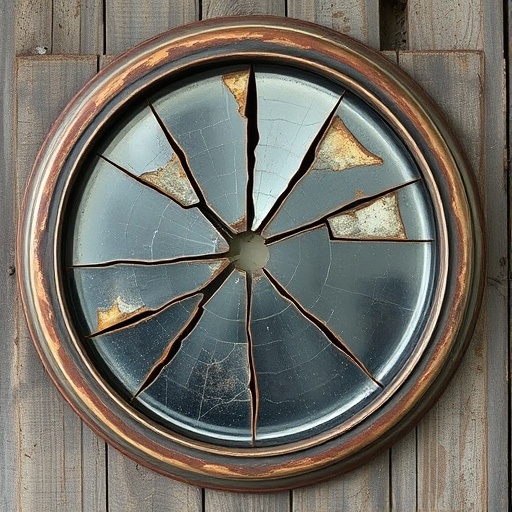 Poptávám prasklé, rezavé zrcadlo