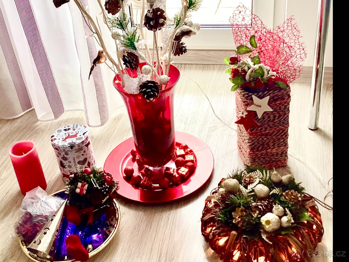 Novoroční dekorace.