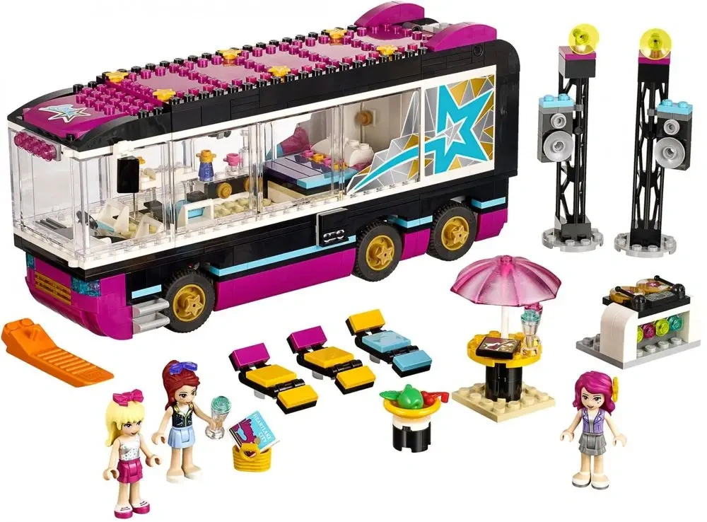 Lego Friends 41106 autobus pro turné popových hvězd