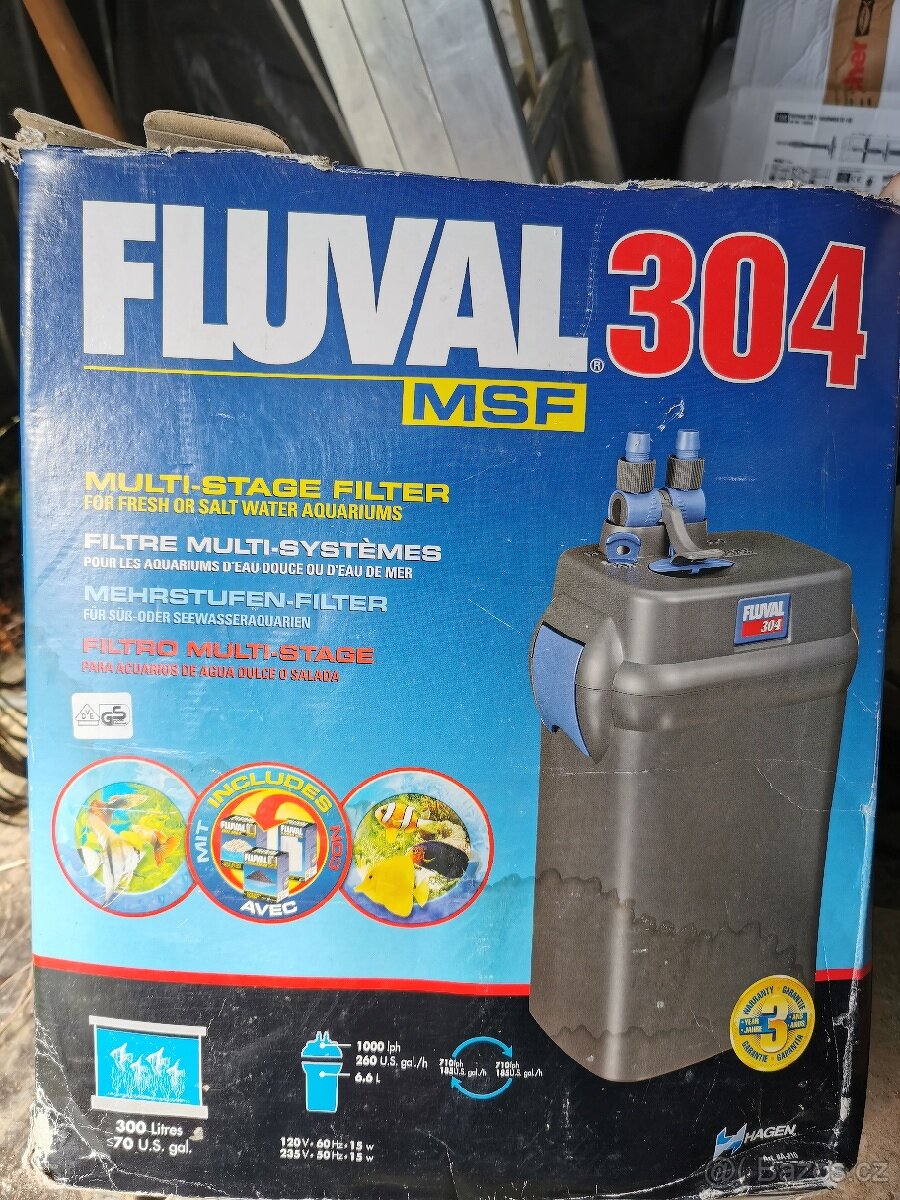 Prodám Akvarijní filtr FLUVAL 304