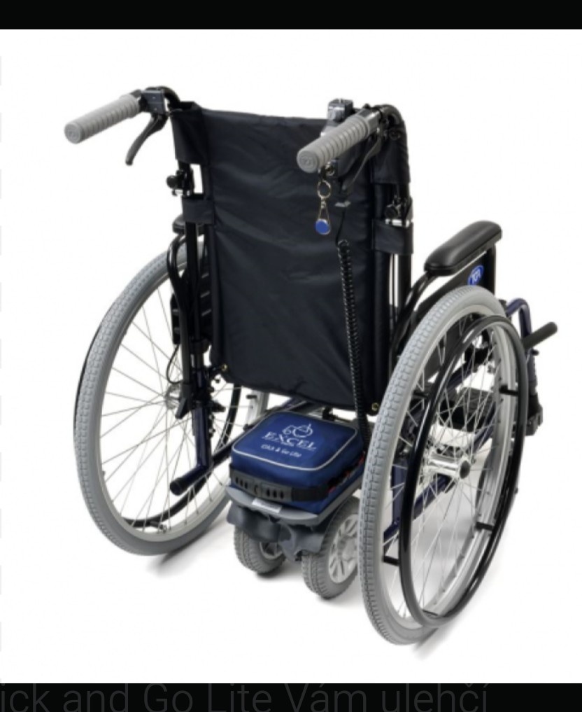 Pomocný motor pro invalidní vozík
