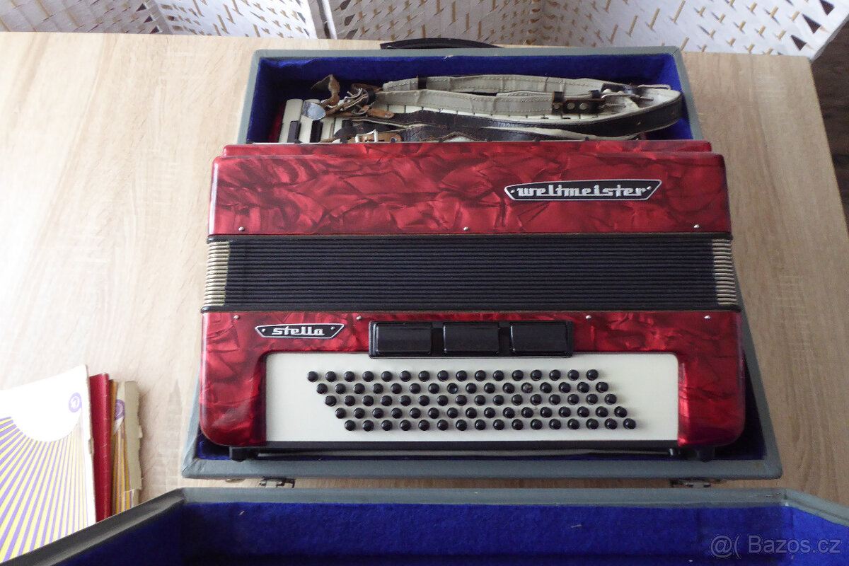 Harmonika Weltmeister 80 basů