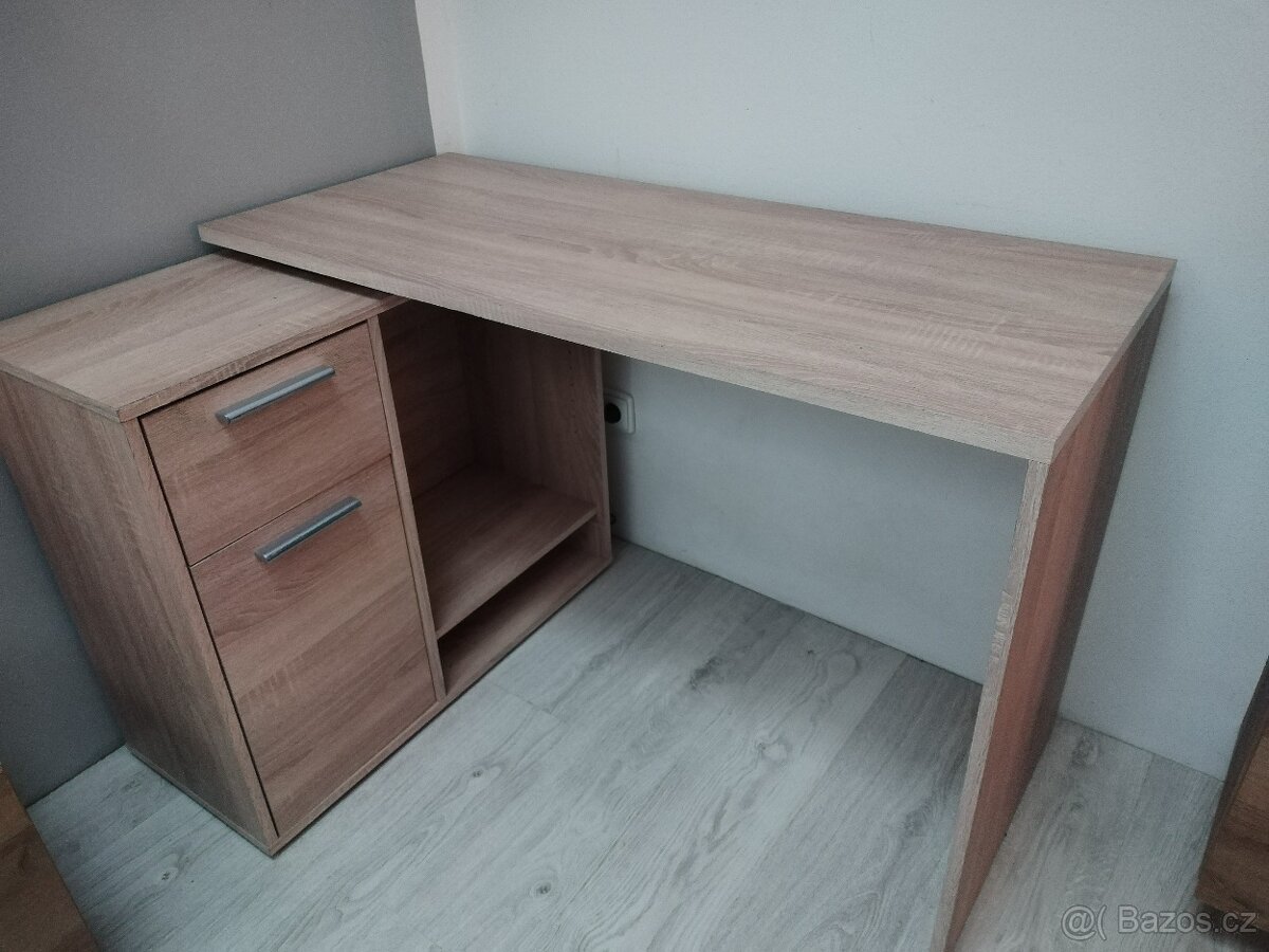 Rohový stůl pracovni