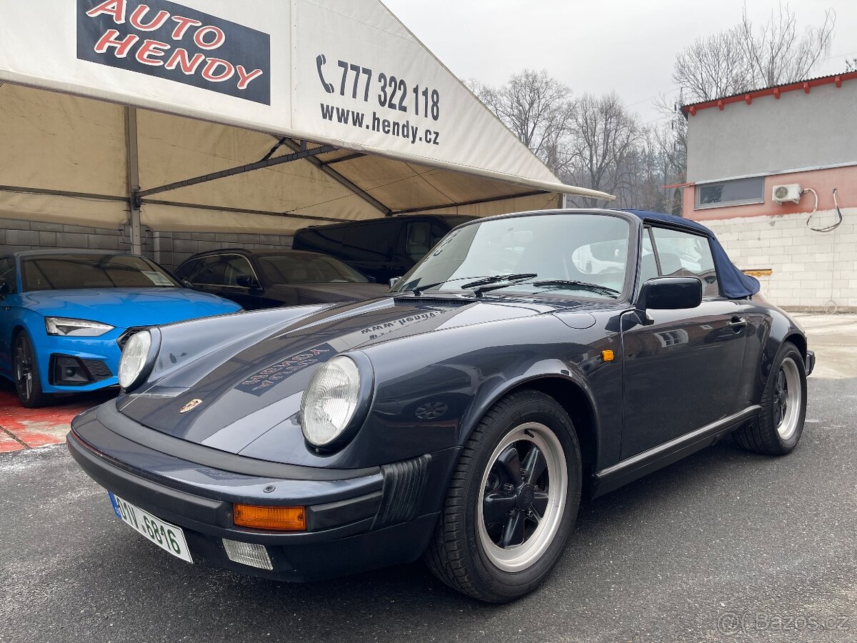 Prodám Porsche 911 3,2 170kW kabriolet