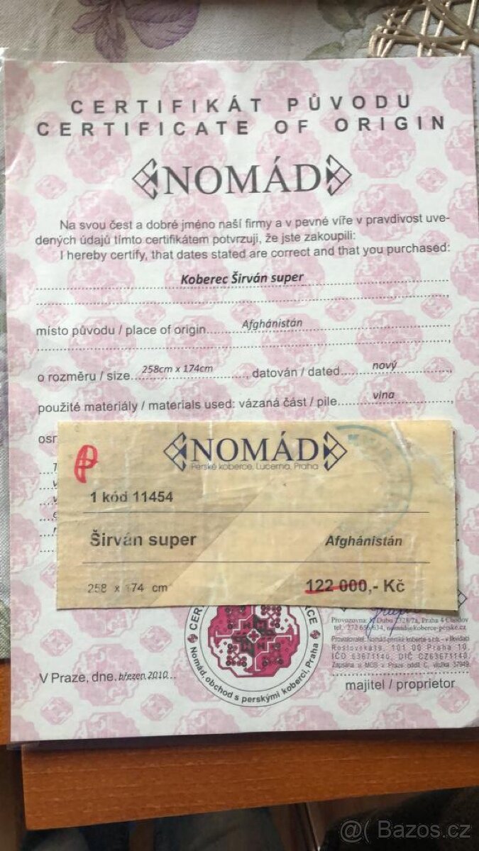 luxusní koberec Širván Super