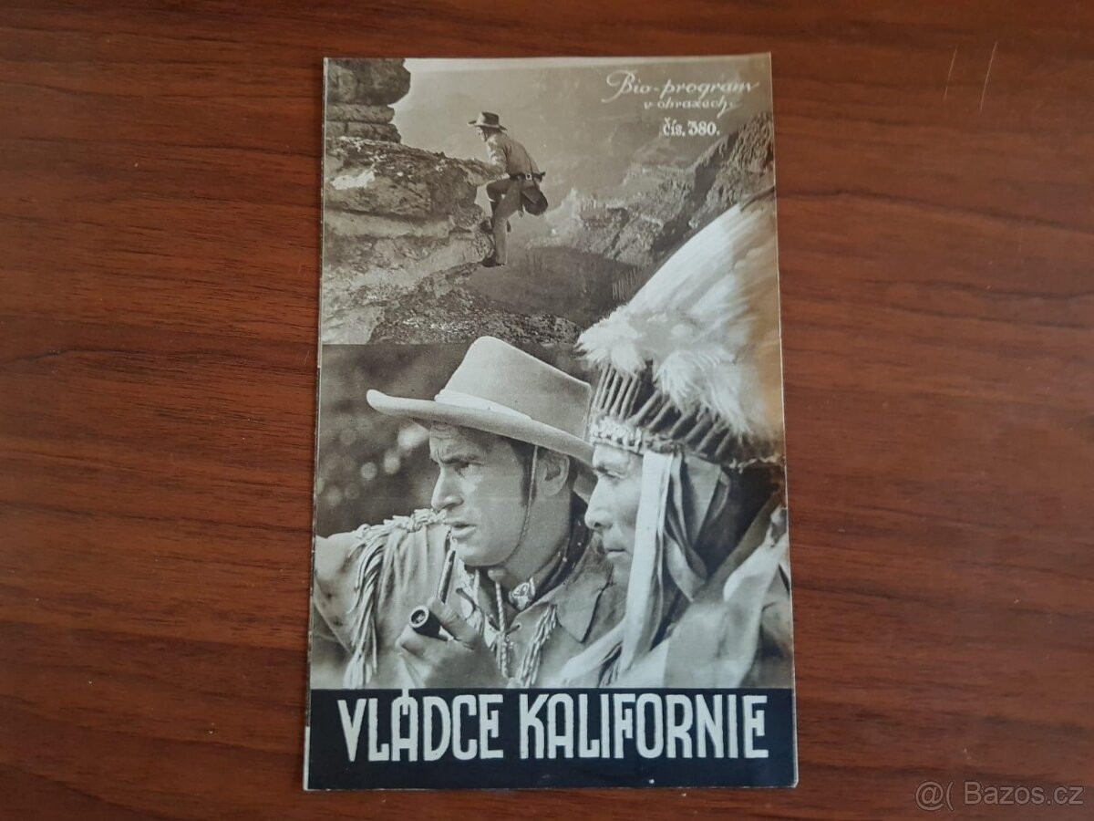 Indiáni, filmový program, VLÁDCE KALIFORNIE, western, indián