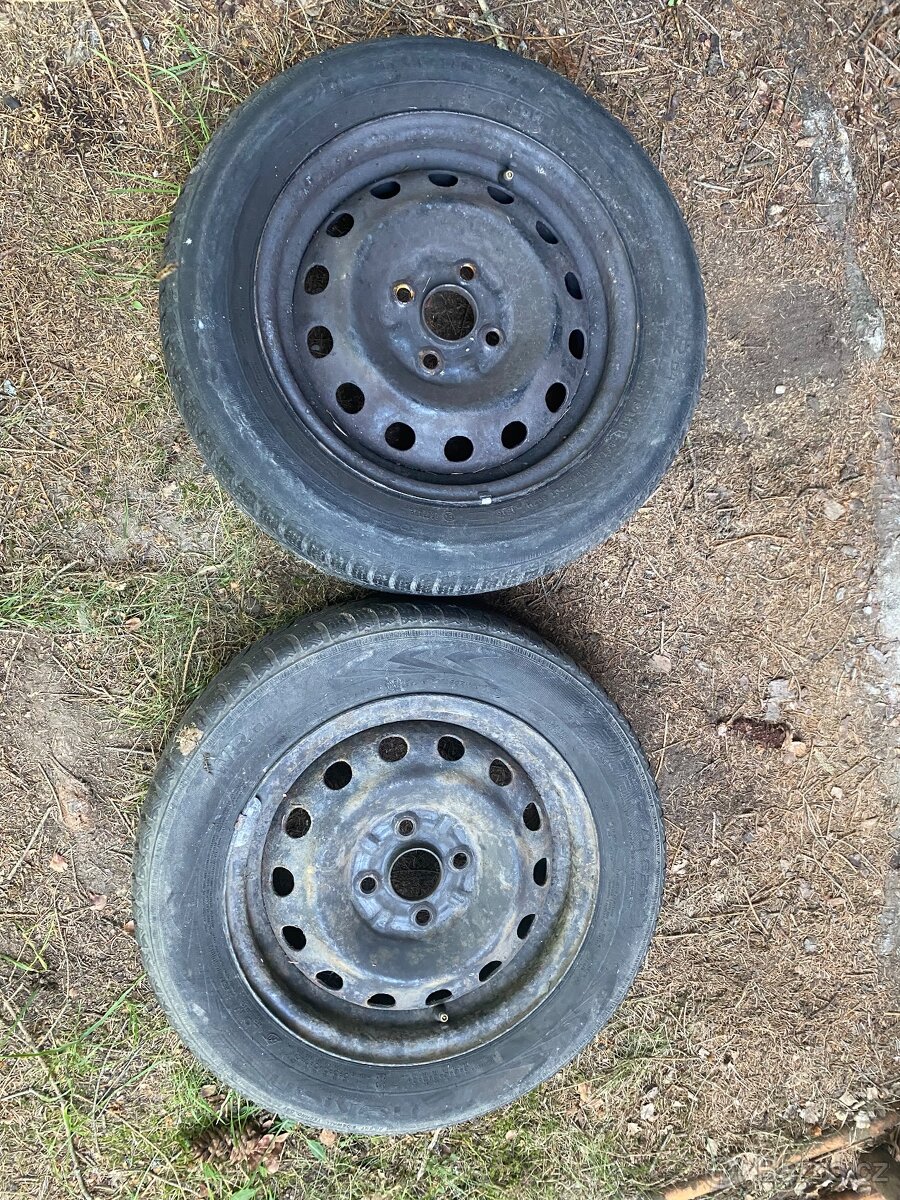 Plechové disky 4x108 Pneu Nokian 175/65 R14