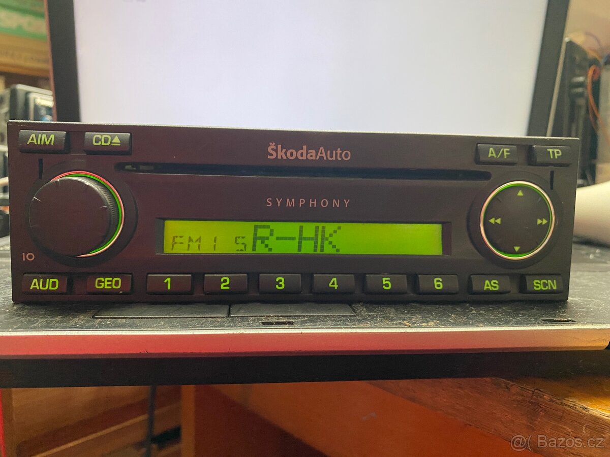 Autorádio Škoda Symphony CD Octavia Superb 1 S1 O1