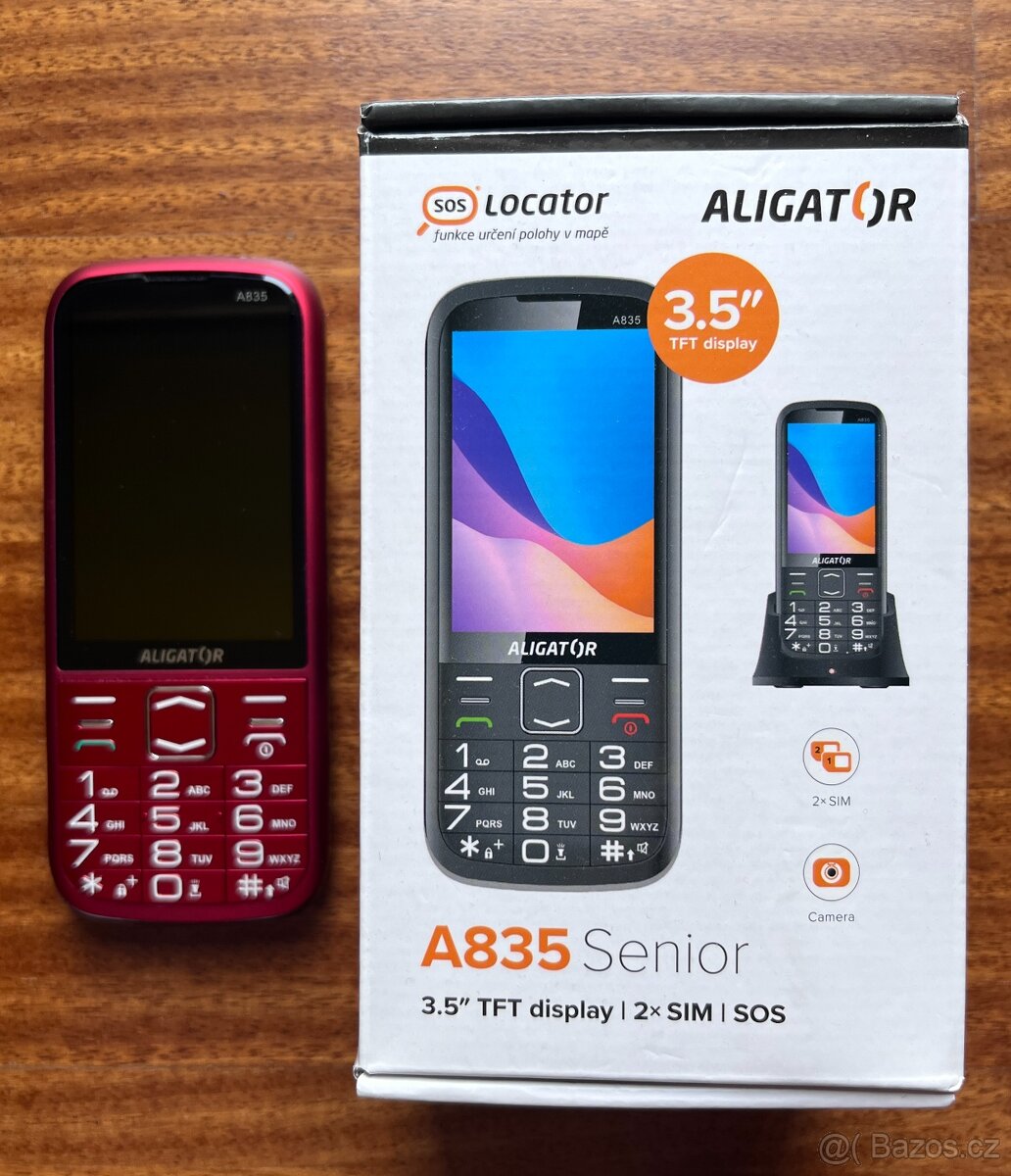 Aligator A835 Senior + pamětová karta NOVÝ - 28.10. - 16:58