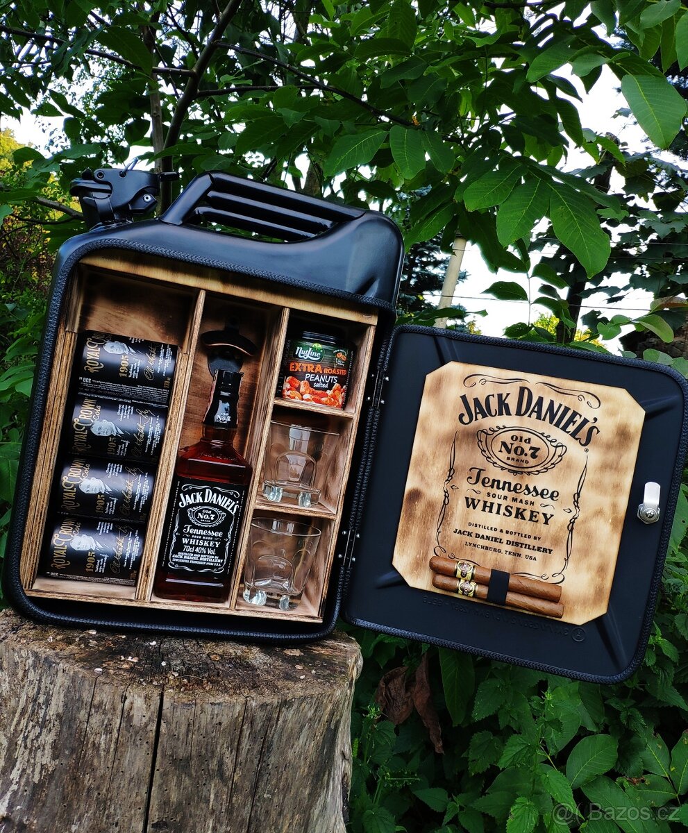 Kanister bar, dárková bandaska, minibar