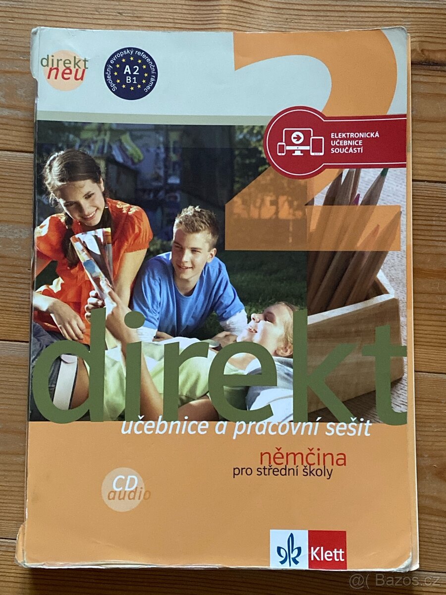 DIREKT 2 učebnice a prac. sešit němčiny