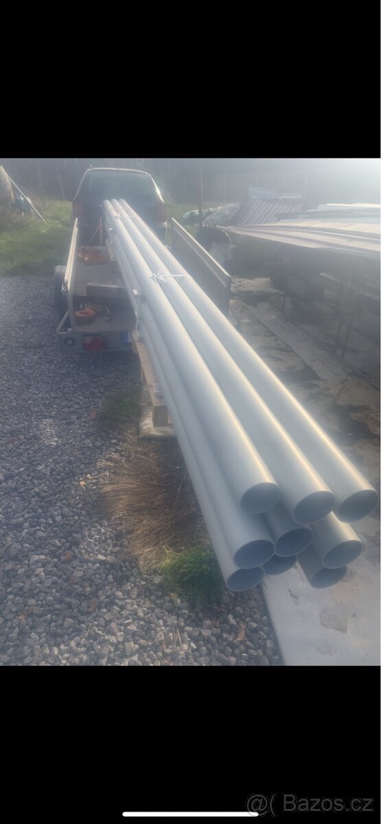 Ocelové trubky průměr 115 x 4 x 6000 mm (5 kusů)