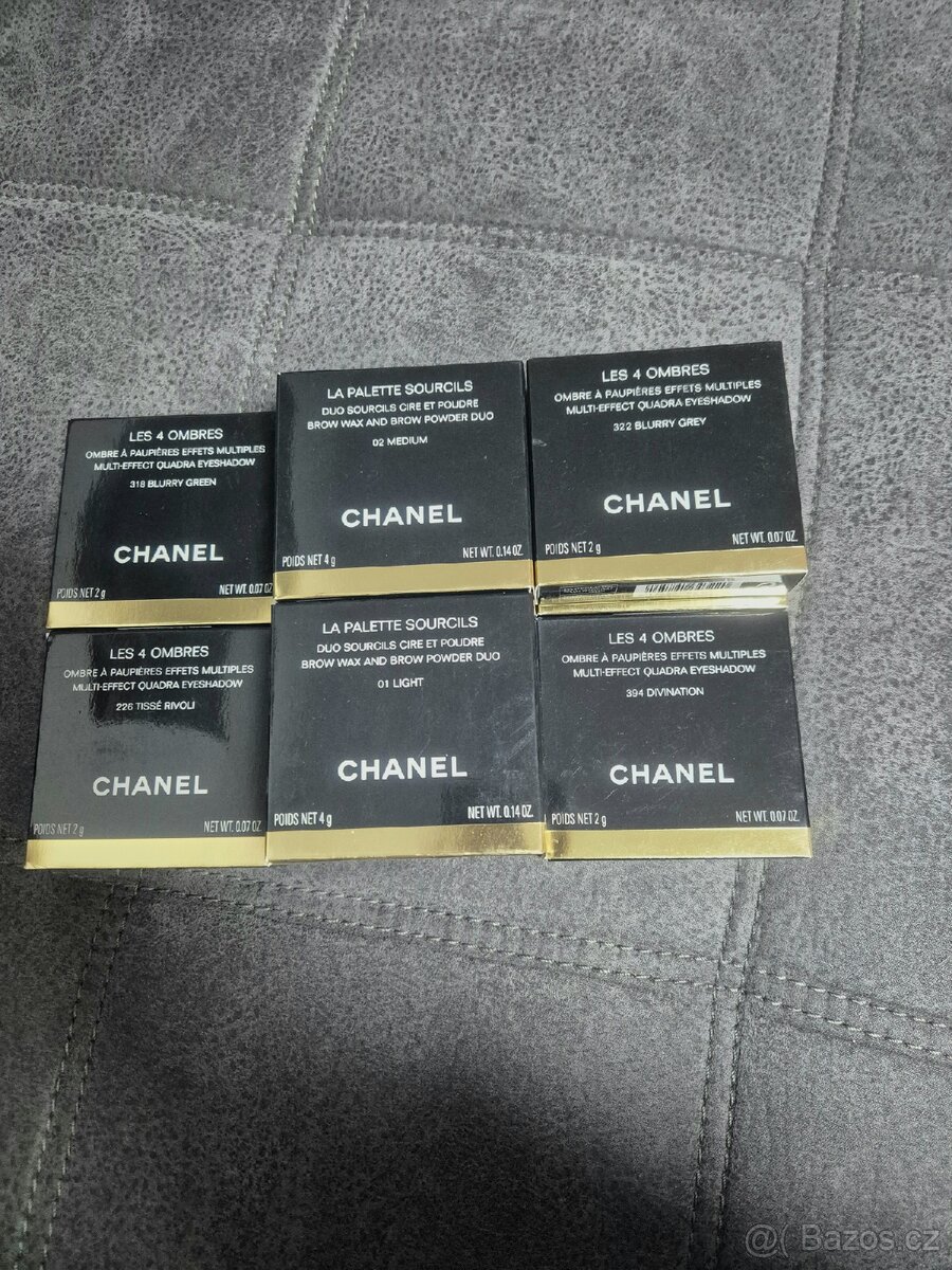 Chanel paletky na obočí a oční stíny