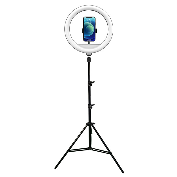 Powerton kruhové světlo 13", bílá LED, velké, nastavení tep