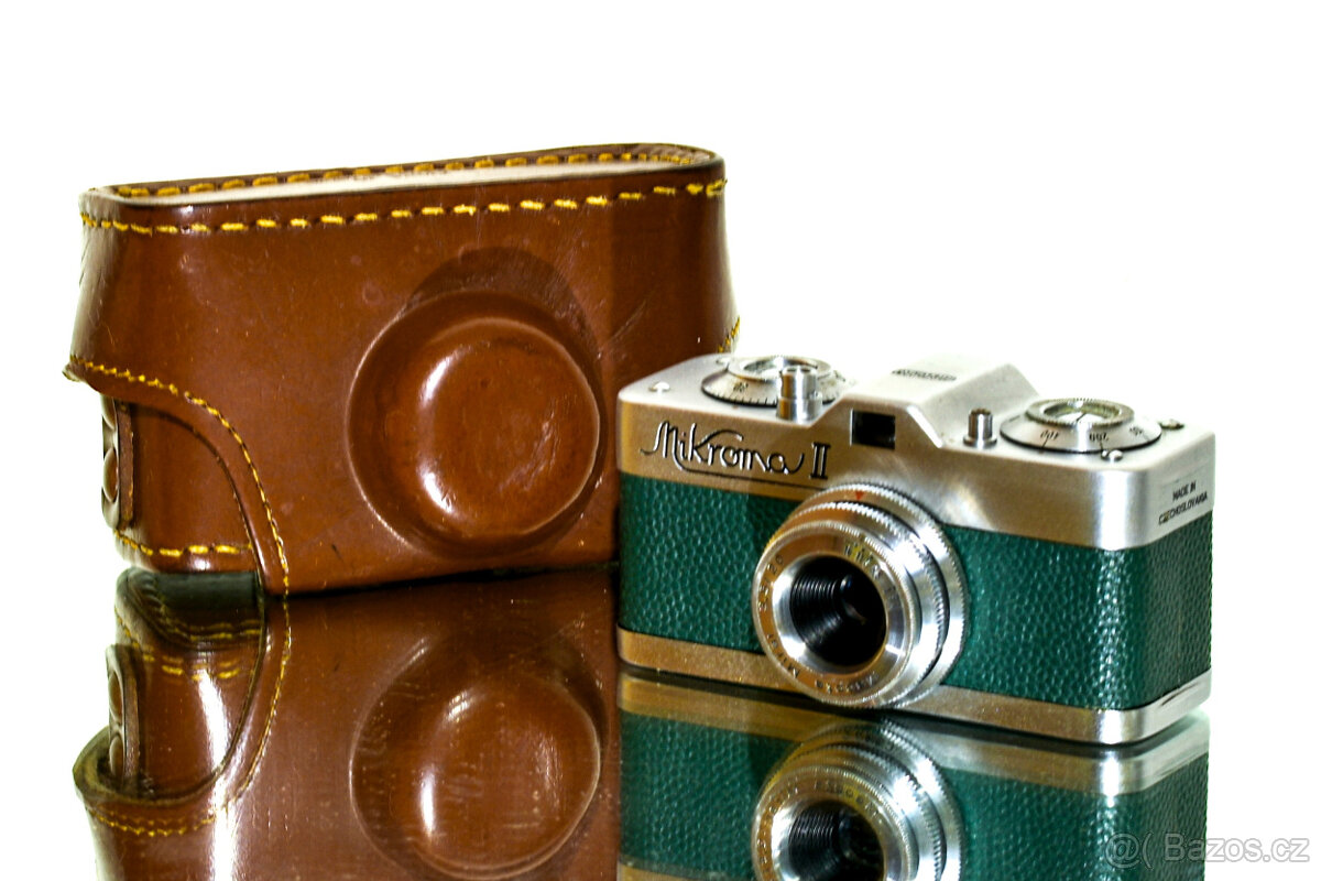 Mikroma II Meopta TOP STAV tmavě zelená FUNKČNÍ