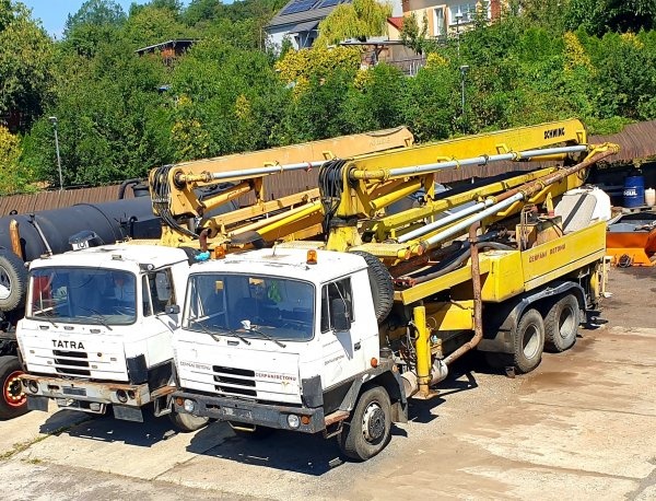 25m 2 betonpumpy 6x6 T815 Schwing (TP stroj) / 1 bez TP
