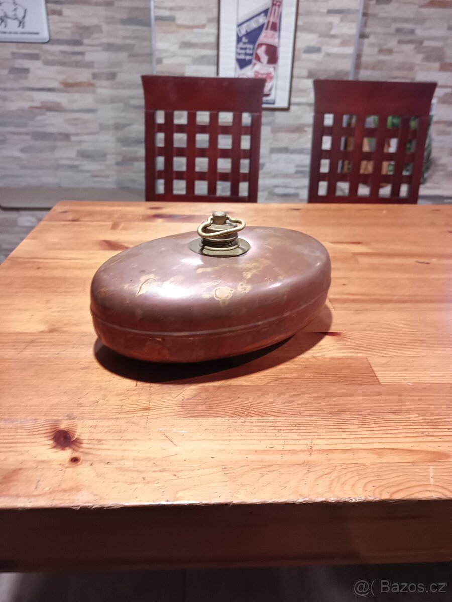měděná ohřívací lahev(TERMOFOR)