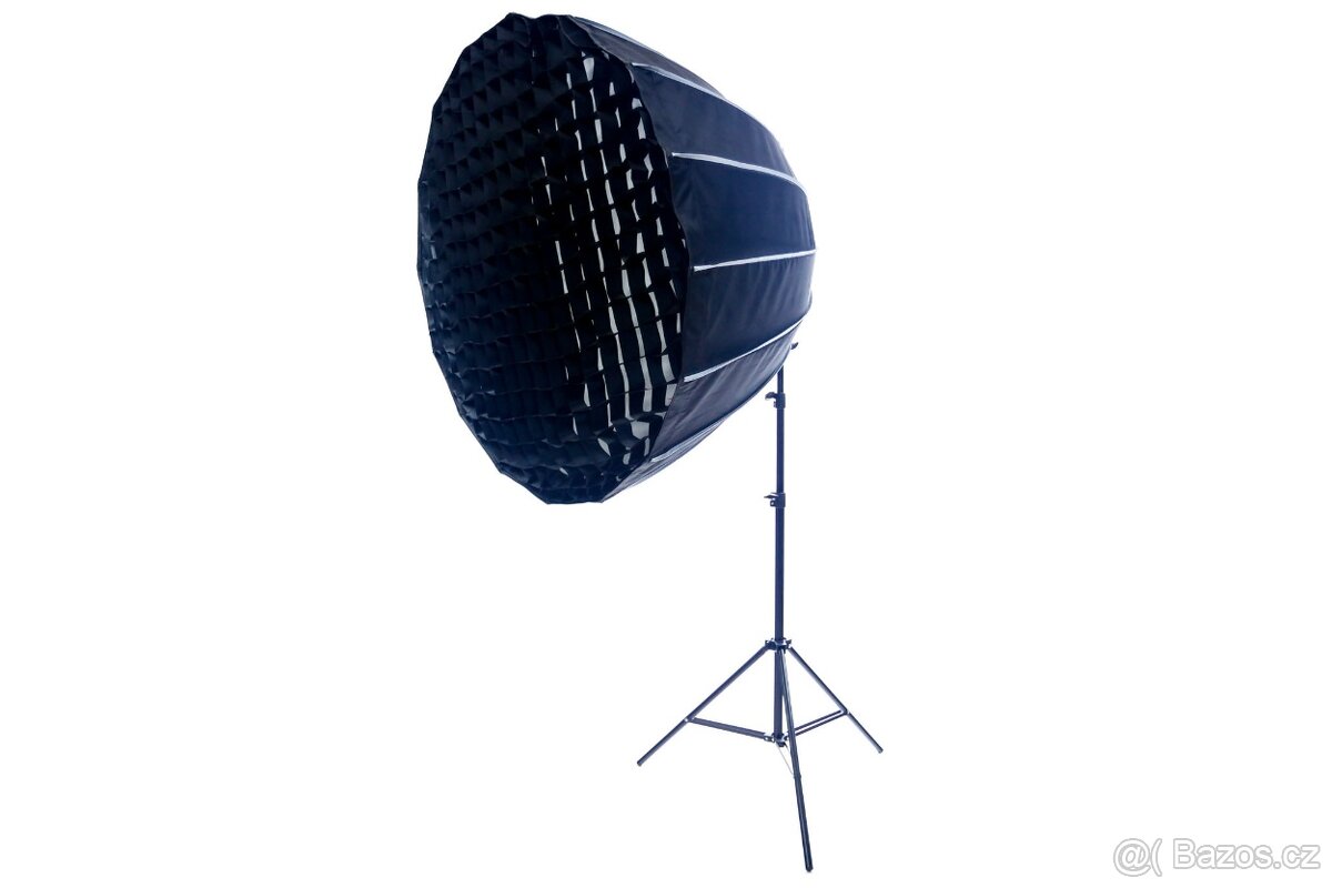 Parabolický softbox 90 cm + stativ + držák Bowens