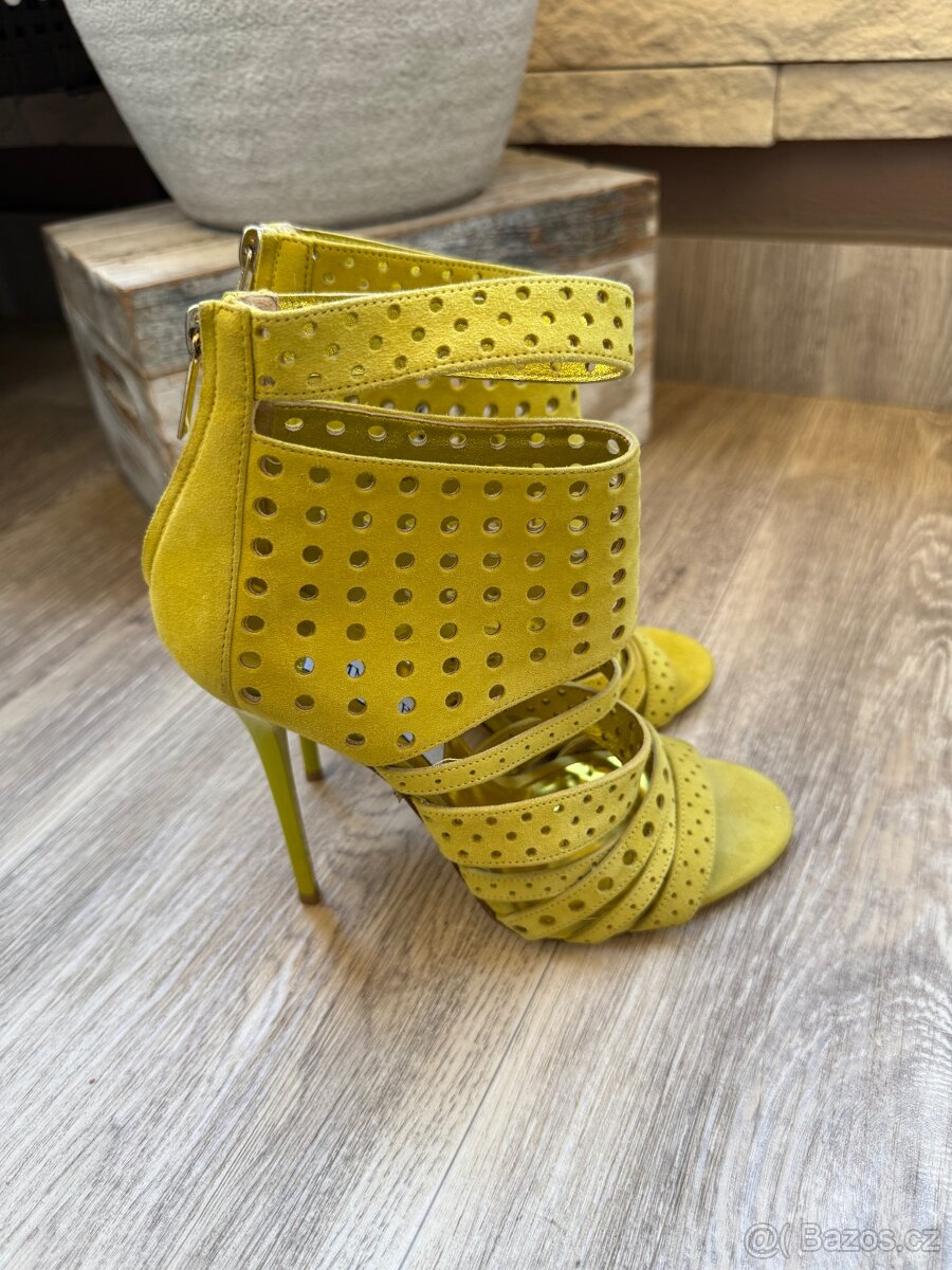 Jimmy Chooo kotníkové boty na podpatku, originál