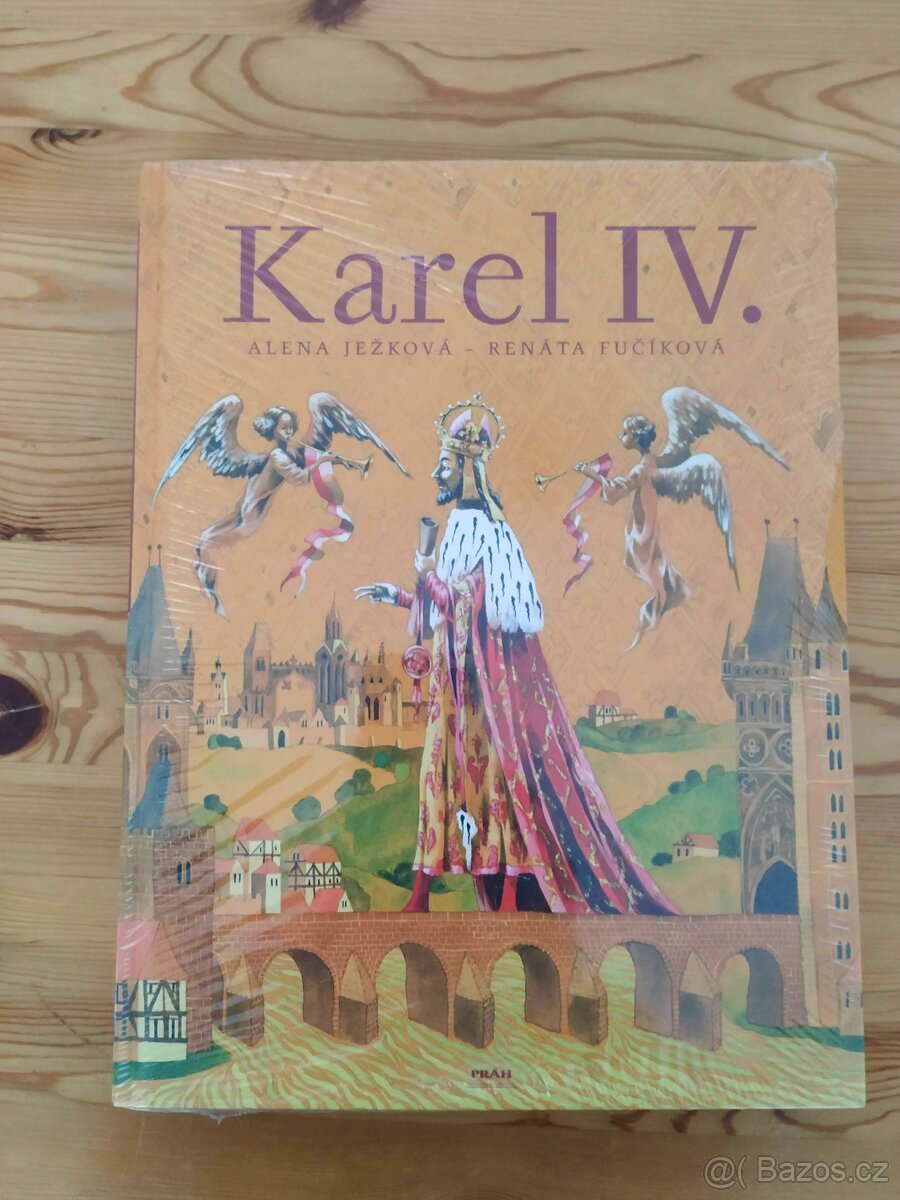 3 knihy- Fučíková: Karel IV., J. A. Komenský, T. G. Masaryk